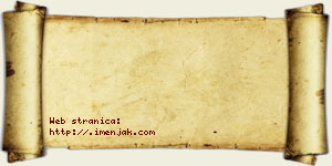 Danijela Stojaković vizit kartica