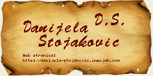 Danijela Stojaković vizit kartica
